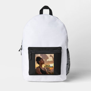 Sac À Dos Imprimé Vous êtes plus fort que jamais