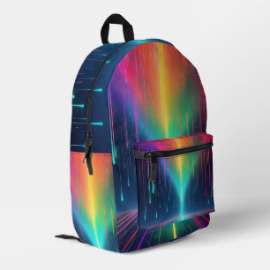 Sac À Dos Imprimé Voyage en goutte arc-en-ciel