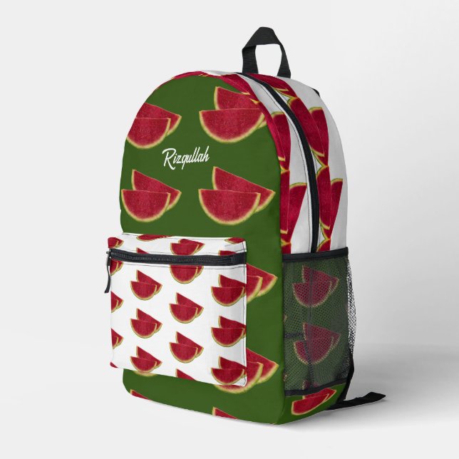Sac À Dos Imprimé Watermelon Fun Positivity Love (Coin arrière droit)
