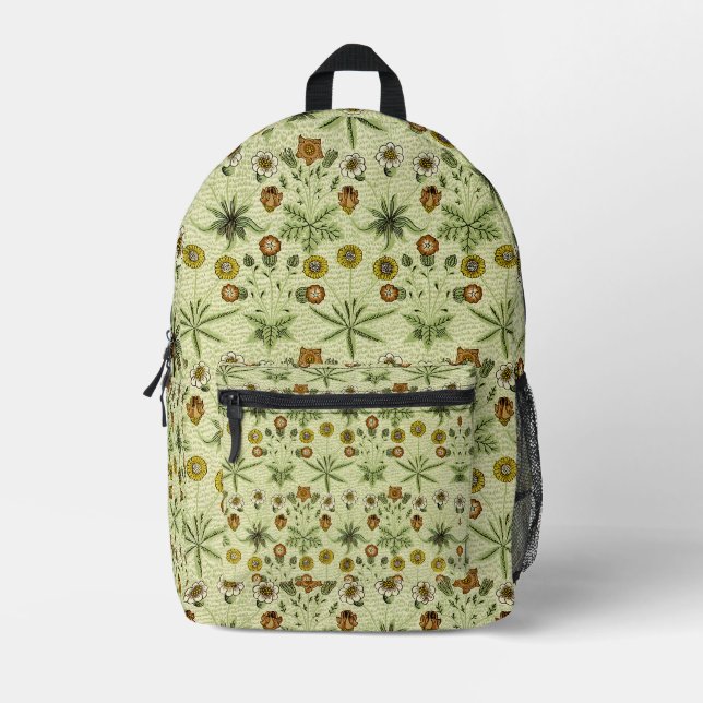 Sac À Dos Imprimé William Morris Conception no 4 (Recto)