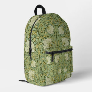 Sac À Dos Imprimé William Morris Pimpernel Fond d'écran bleu Floral