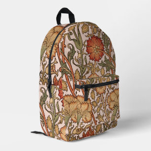 Sac À Dos Imprimé William Morris Rose Flower Fond d'écran Motif