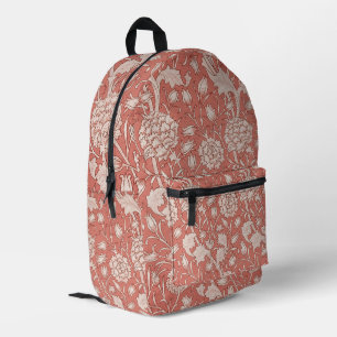 Sac À Dos Imprimé William Morris Wild Tulip Classique Conception Vic