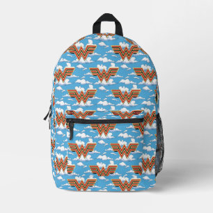 Sac À Dos Imprimé WW84 Motif de nuage de logo Wonder Woman de band