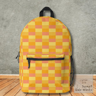 Sac À Dos Imprimé Yellow Orange Shades Color