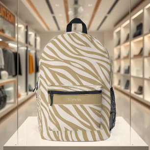 Sac À Dos Imprimé Zebra Print-Neutral-