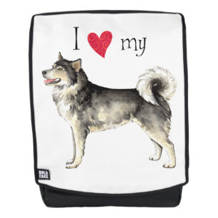 Sac À Dos J'aime mon malemute