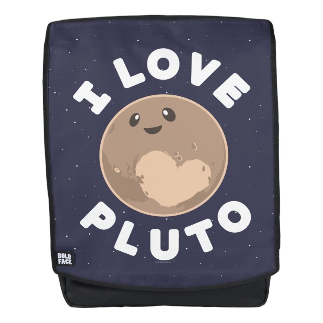 Sac À Dos J'aime Pluton (Devant)