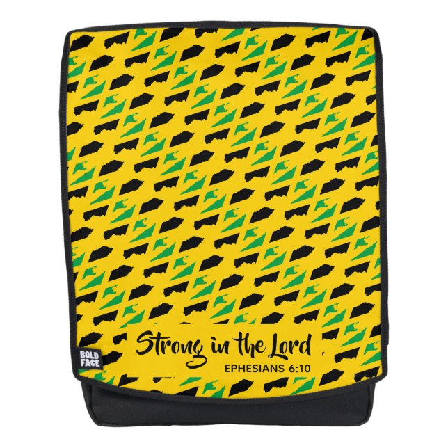 Sac À Dos JAMAÏQUE Éphésiens 6 Écriture chrétienne Bible (Devant)