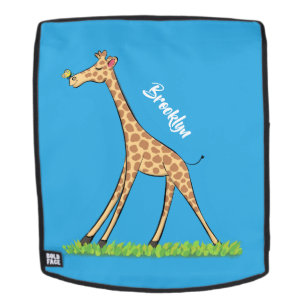 Sac À Dos Jolie girafe avec dessin animé de papillon