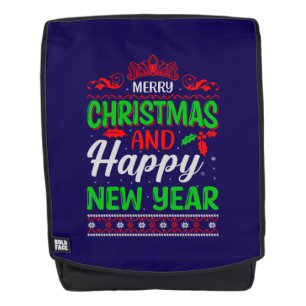 Sac À Dos Joyeux Noël Et Joyeux Nouvel An-61064