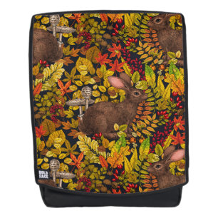 Sac À Dos Lapin d'automne en noir
