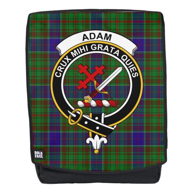 Sac À Dos Le clan Adam Hunting Crest Tartan Plai (Devant)