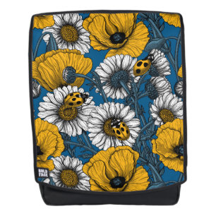 Sac À Dos Le pré en jaune et bleu