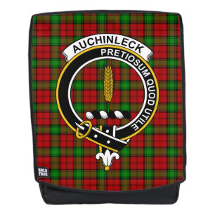 Sac À Dos Le Tissu à Carreaux du Clan Auchinleck Crest