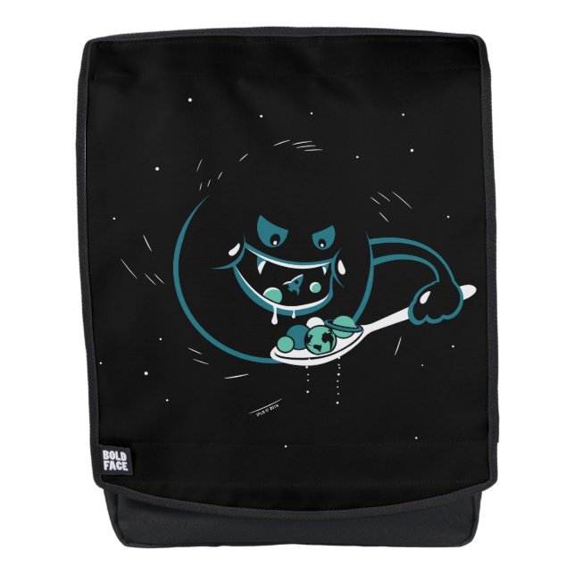 Sac À Dos Le trou noir dévore (Devant)