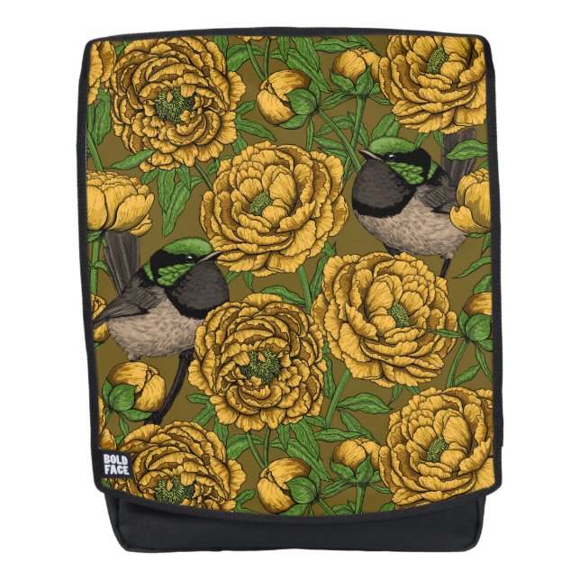 Sac À Dos Les pivoines et les brunes (Devant)