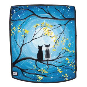 Sac À Dos Lune lunaire avec chats