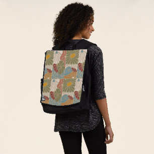 Sac À Dos Matisse Groovy floral Art Nouveau 1970s Boho 