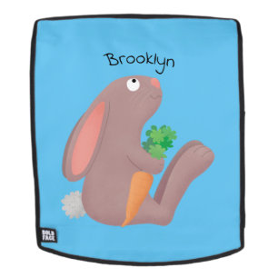 Sac À Dos Mignons lapin lapin lapin assis avec dessin de car