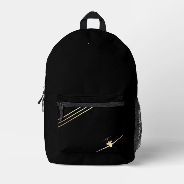 Sac à dos minimaliste Gold Jet (Recto)