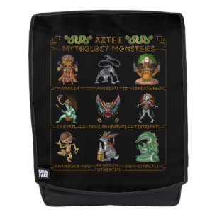 Sac À Dos Monstres mythologiques aztèques