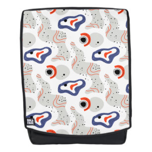 Sac À Dos Motif Abstrait des tourbillons et des cercles