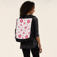 Motif de flocon de neige, Flammes de neige rouges,
