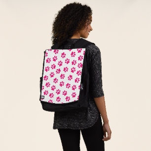 Sac À Dos Motif De Pailles, Paniers De Chien, Pailles Roses