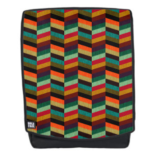 Sac À Dos Motif en os de cerf multicolore