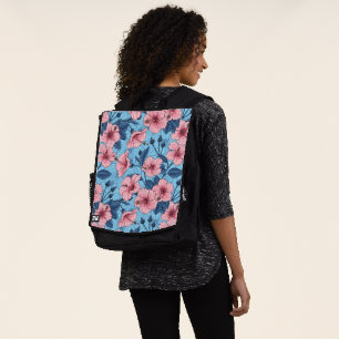 Sac À Dos Motif floral tropical d'Hibiscus
