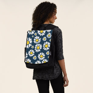 Sac À Dos Motif marguerite, Motif floral, Marguerites blanch