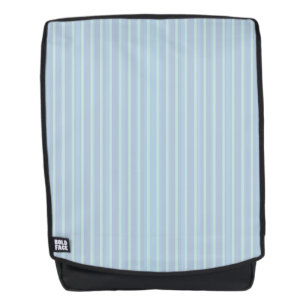 Sac À Dos Motif moderne chatoyant bleu rayé
