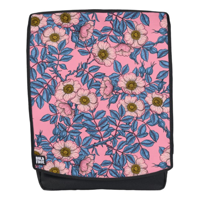 Sac À Dos Motif rose de chien (Devant)