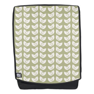 Sac À Dos Motif Vintage Green Retro Y2K Leaf