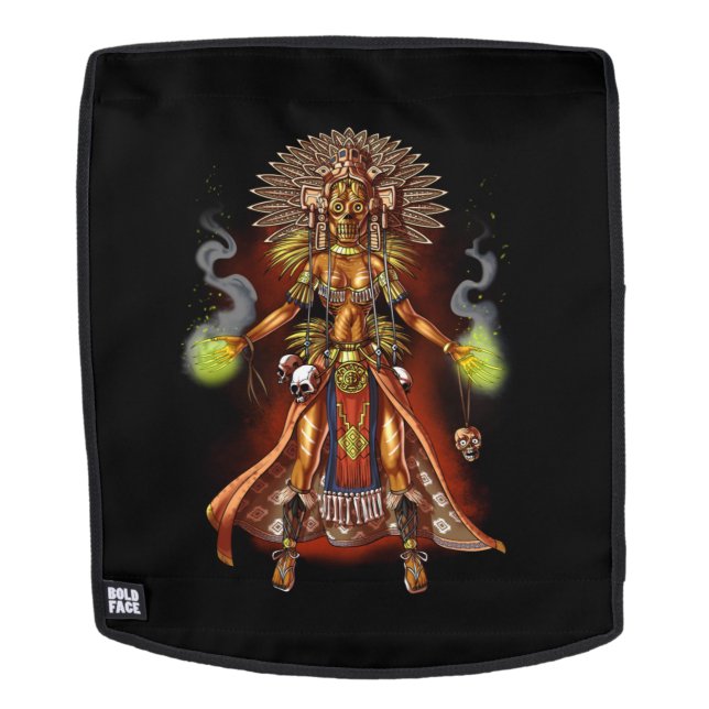 Sac À Dos Mythologie aztèque Dieu Managua (Devant amovible)