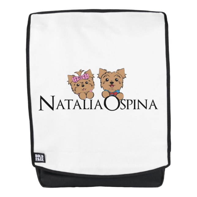 Sac à dos Natalia Ospina Acevedo « Mellow et Alana (Devant)