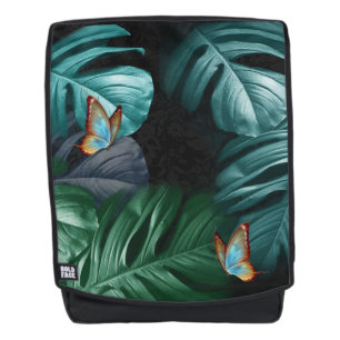 Sac À Dos Papillons du Paradis Tropical Turquoise Splash