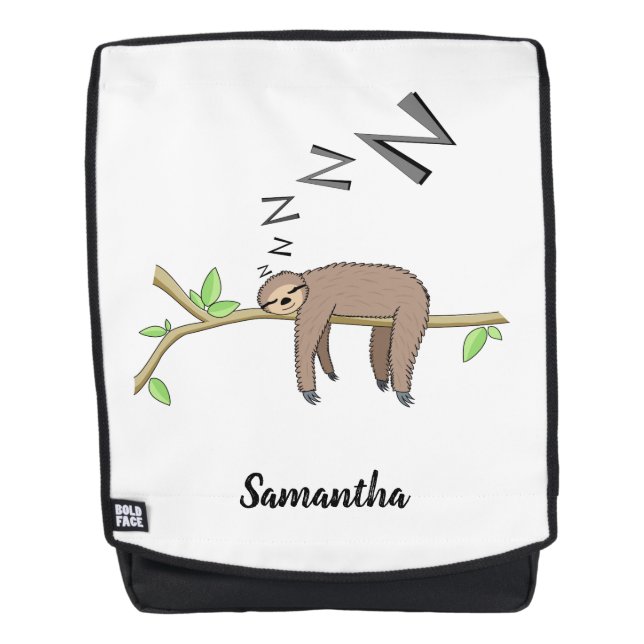 Sac À Dos Paresse de sommeil (Devant)