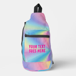 Sac à dos Pastel Rainbow personnalisé - rose, viol