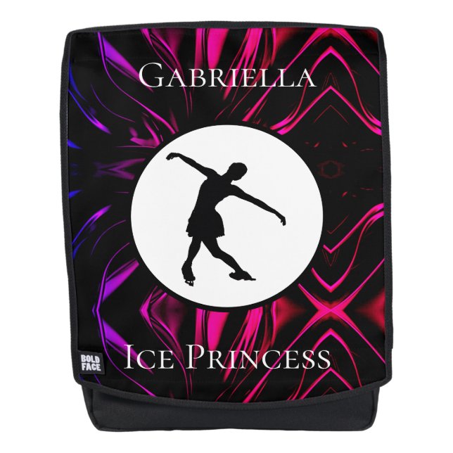 Sac À Dos Patinage artistique "Princesse de glace" Personnal (Devant)