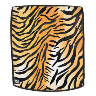 Sac À Dos Peaux de tigre rayées modernes Imprimer gros félin