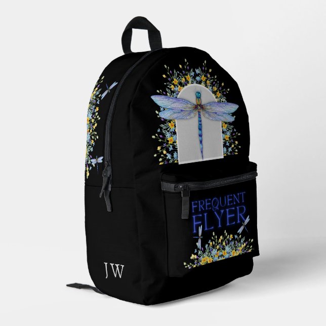 Sac à dos personnalisé pour la libellule Fréquente (Coin arrière gauche)