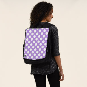 Sac À Dos Pois violets, Motif à points Polka, points, pointi