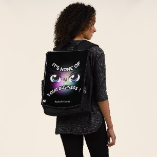 Sac à dos pour adultes : Aucun du vôtre (noir)