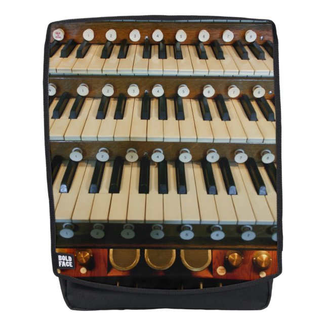 Sac à dos pour console orgue (Devant)