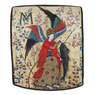 SAC À DOS RAPHAEL D'ARKHANGEL ET MONOGRAMME DE POISSONS