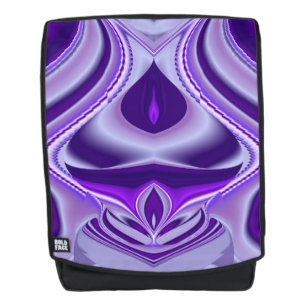 Sac À Dos Rêves arc-en-ciel à fleurs violettes