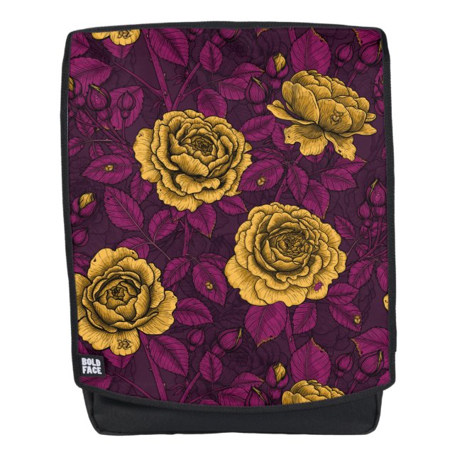 Sac À Dos Roses jaunes (Devant)