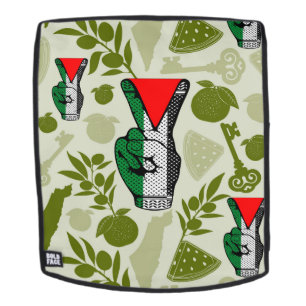 Sac À Dos Signe de victoire à la main Résistance Symbole Tri
